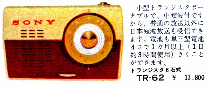 SONY�g�����W�X�^���W�ITR-62